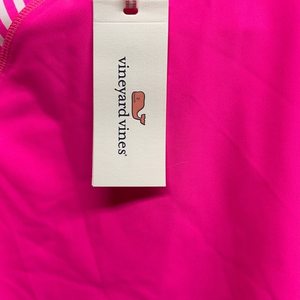 Vineyard vines girls swim shirt long sleeves size M 10-12 nwt - Picture 5 of 6